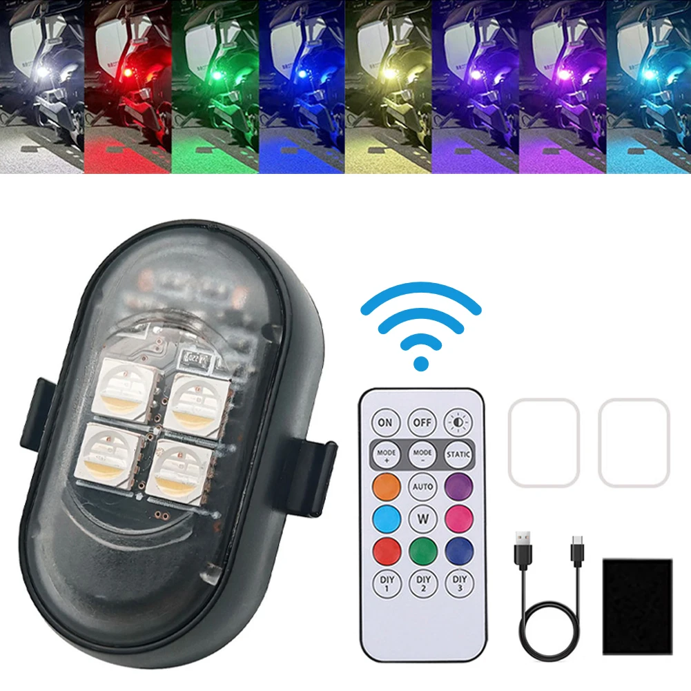Drone Gimbal Controller - 1-8PCS USB 충전식 방수 자동차 오토바이
