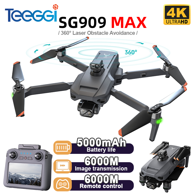 Drone Gimbal 3 Axis - Teeggi SG909 MAX GPS 드론(4K 카메라