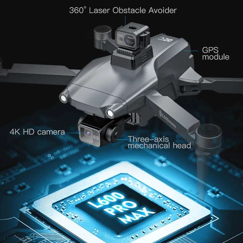 L600 PRO MAX GPS 드론 전문 4K 3축 P - Drone Gimbal 3 Axis 리뷰 및 가격