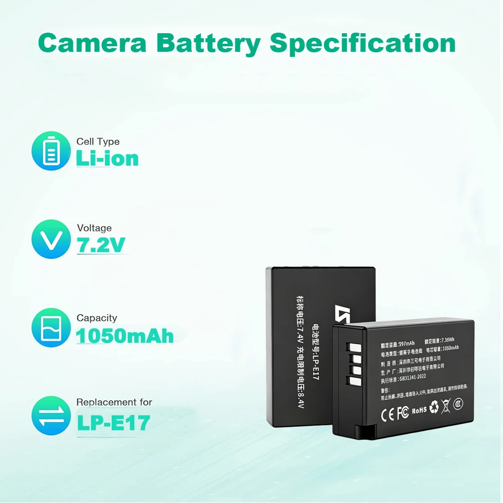 캐논 카메라용 LP-E17 배터리 EOS 200D Ma - Canon Camera Eos R8 리뷰 및 가격
